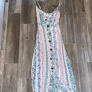 altar’s state tie front dress